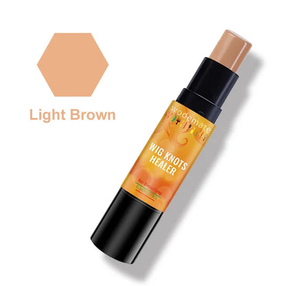 Lace Tint Stick Waterproof Wig Knots Healer With Brush Portable Lace Dyeing Stick Wig Grids Concealer For Frontal Hairline