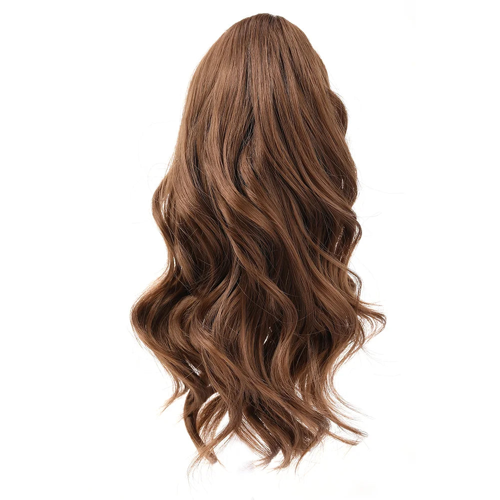 Ponytail Extension Synthetic Hair 10" Claw Clip in Short Curly Wavy Ponytail Hairpiece for Women Girls Daily Use