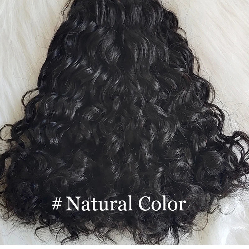 Bulk Hair For Braiding Human Hair Loose Wave Braids Hair Double Drawn Full End Bulk Human Hair Extensions 1/2/3Bundles No Weft