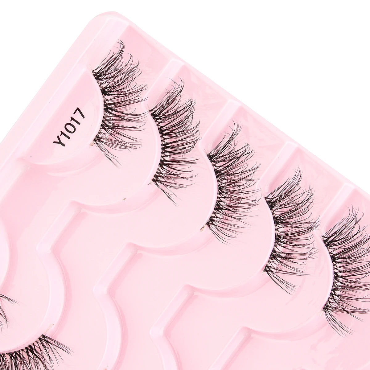 Cat Eye Lash 3/5/10 Pairs Half Lashes Natural Long False Eyelashes Wispy 3D Mink Lashes Volume Faux Cilios Extension Makeup Tool