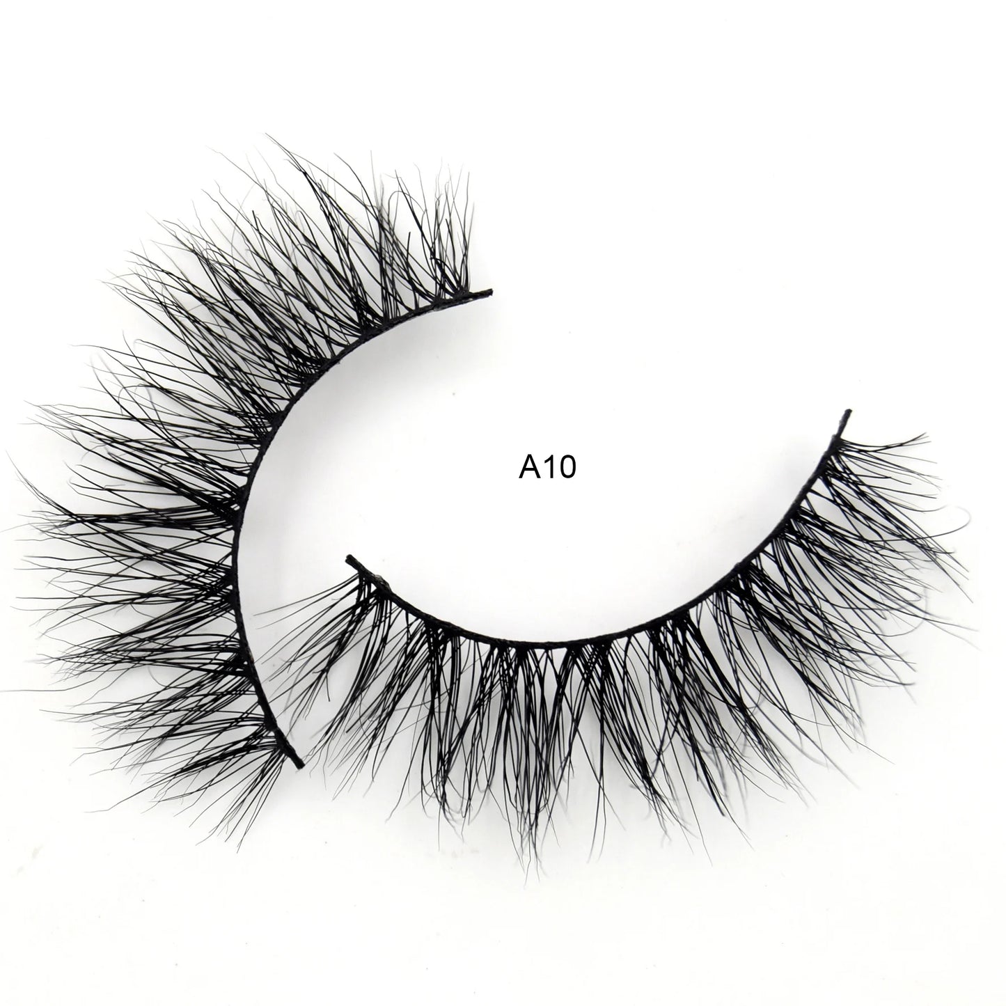Visofree Mink Eyelashes 3D Mink Lashes Thick Crisscross Winged Eyelashes Cruelty Free Mink 1 Pair/box False Lashes D22