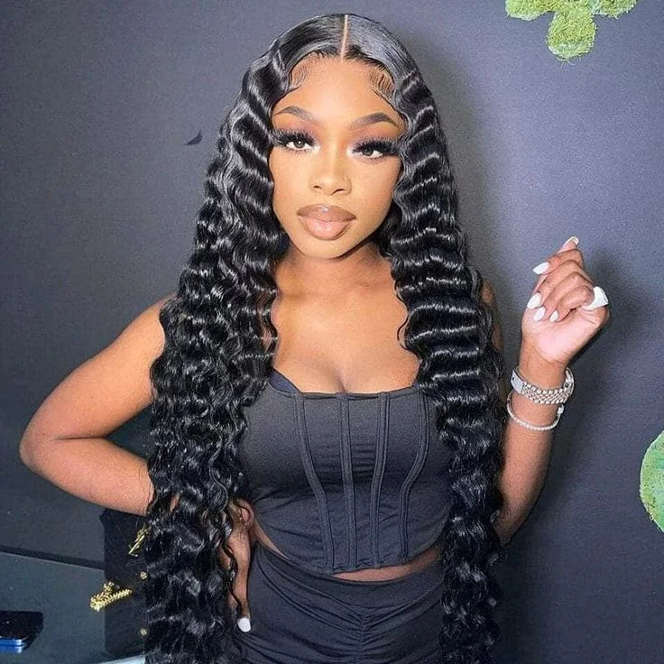 1/3/4 Pcs Loose Deep Wave Bundles Human Hair Brazilian Human Hair Extensions For Women Raw Hair Bundles Deal Lemoda Hair Weaving