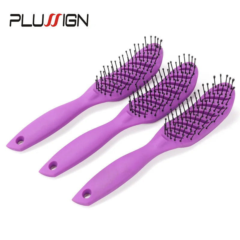 Salon & Home Use Anti Static Hair Brush Tangle Free Pocket Comb Hair Massage Scalp Brush Electric Ionic Styling Hairbrush