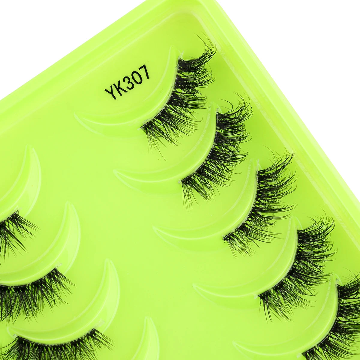 3D Mink Lashes 3/10 Pairs Cat Eye Half Lashes Natural Long False Eyelashes Strip Makeup Soft Fake Eyelash Extension Make Up Tool