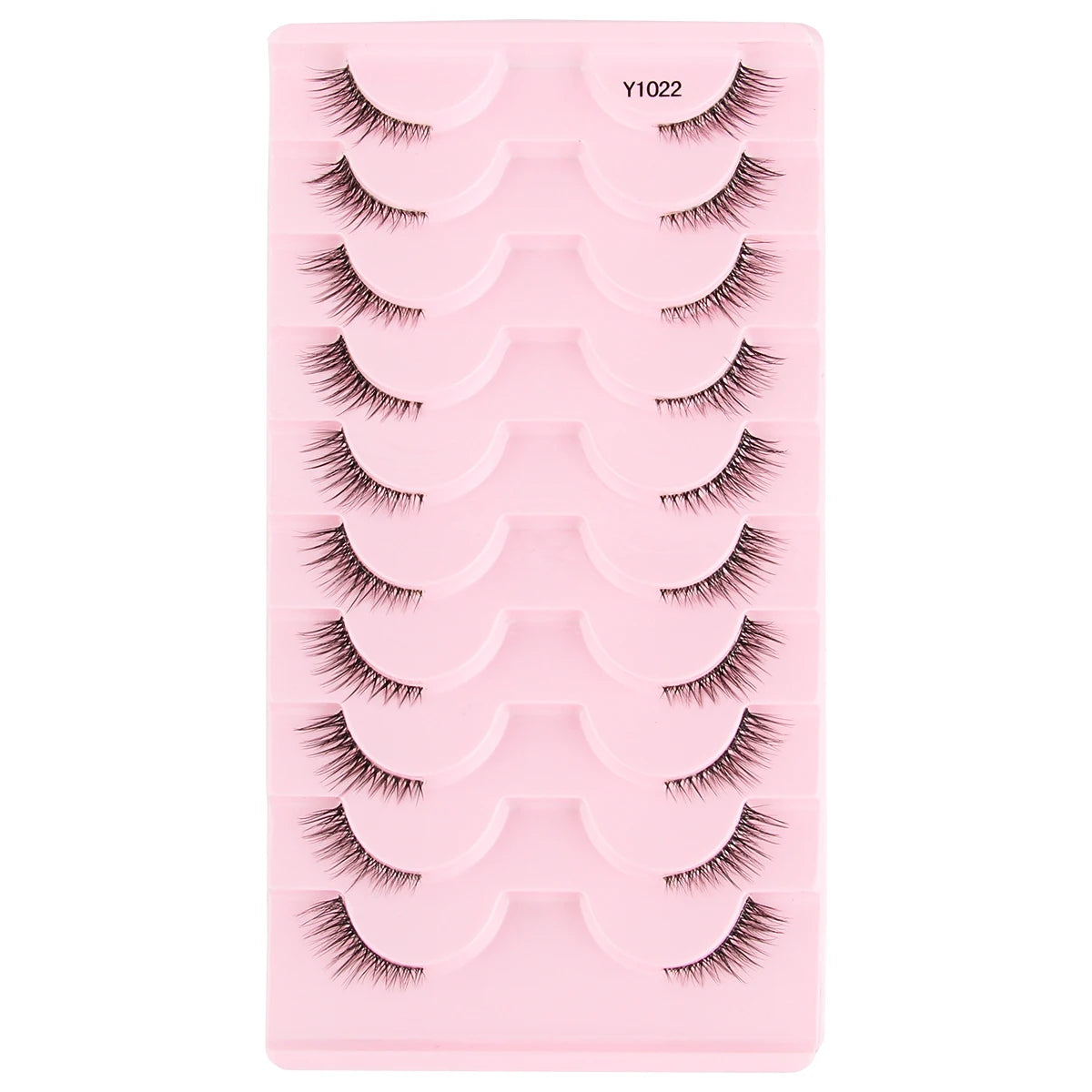 Cat Eye Lash 3/5/10 Pairs Half Lashes Natural Long False Eyelashes Wispy 3D Mink Lashes Volume Faux Cilios Extension Makeup Tool