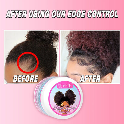 Edge Control Gel Set Hair Braiding Gel Biotin Anti Break Hair Wax Non-Greasy Hair Styling Cream Anti-Frizz Wax Stick For Wig