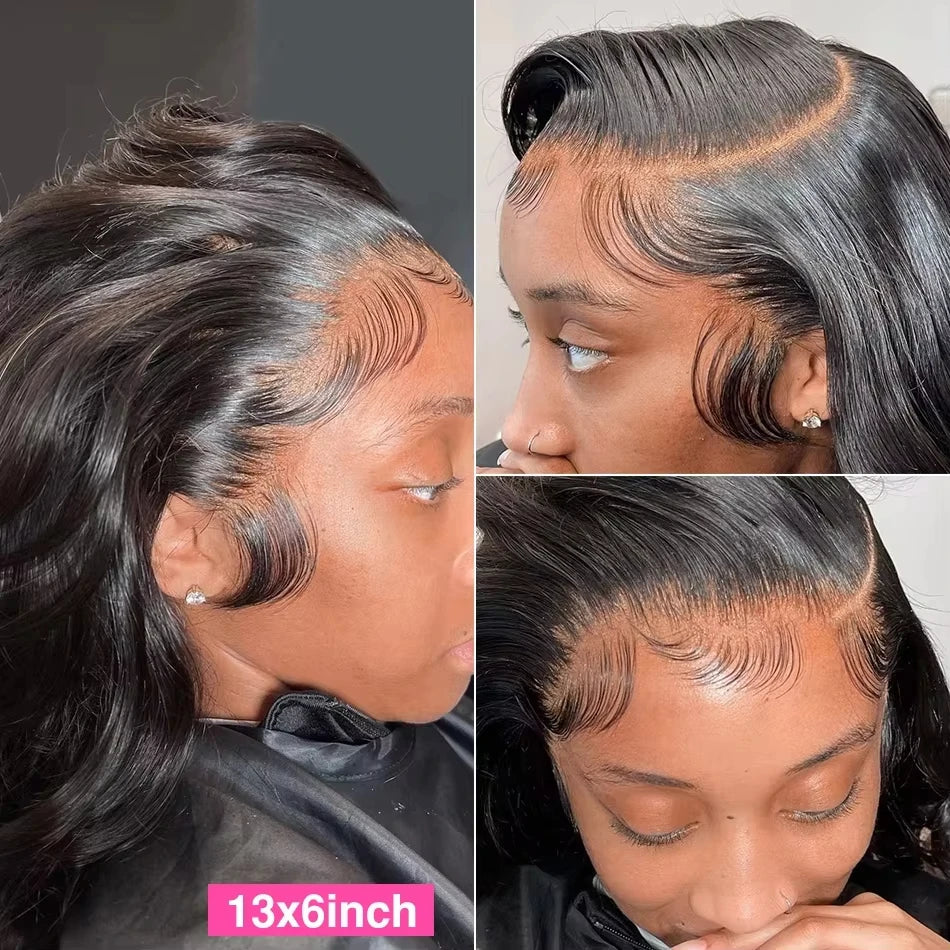 30 40 Inch Hd Body Wave Lace Front Wig Pre Plucked 13x4 13x6 Loose Wave Lace Frontal Wig 100% Human Hair Wigs On Clearance Sale