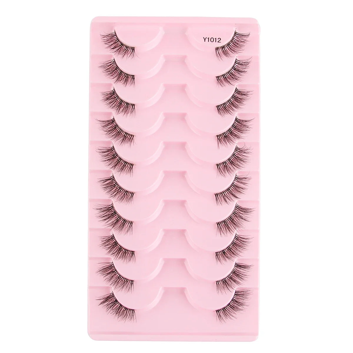 Cat Eye Lash 3/5/10 Pairs Half Lashes Natural Long False Eyelashes Wispy 3D Mink Lashes Volume Faux Cilios Extension Makeup Tool