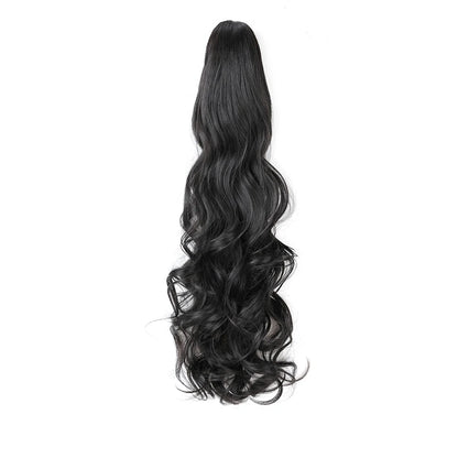 Ponytail Extension Synthetic Claw Clip in Hairpiece Curly Wavy Ponytail Hair Extensions Long Pony Tail Hairpiece for Women