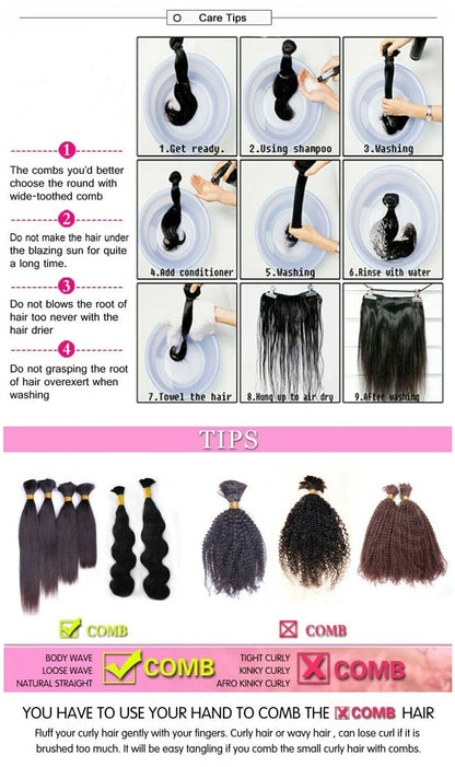 Curly Crochet Human Hair Extensions Knotless Pre-Separated Human Hair Water Wave Feather Hair Extensions 120g 100strands