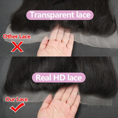 5x5 6x6 7x7 Hd Lace Closure Straight 13x4 13x6 Lace Frontal Closure Hand Tied Human Hair Closures Free Part Hd Lace Closure