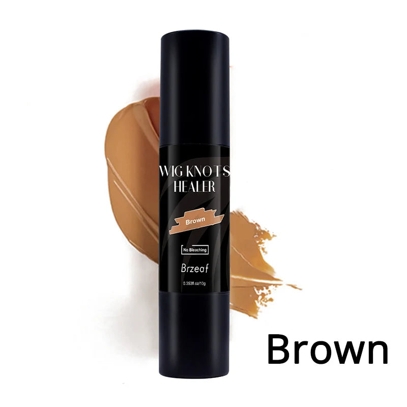 Nunify 10G Lace Tint Stick Swiss Lace Dyeing Stick With Soft Dyeing Brushes Light Brown Skin Color Frontal Lace Tint Mousse