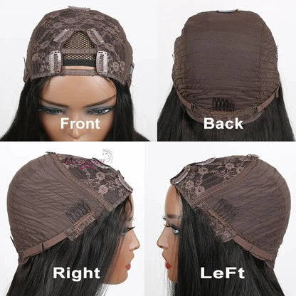 Straight Short Bob V Part Wigs Human Hair Bob Wig Short Straight V Part Bob Wig No Leave Out 180% human hair Wigs 100%U Part Wig