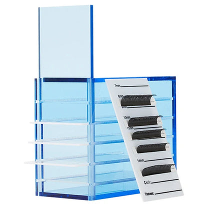 1Pcs Eyelash Extensions Storage Box 5 Layers Acrylic Pallet Lash Organizer Holder Display Stand Makeup Tools Supplies