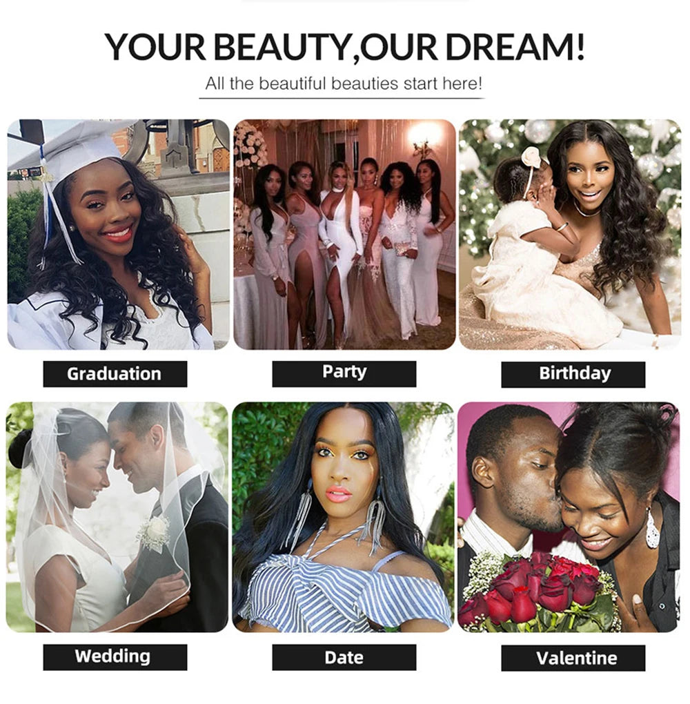 Deep Wave U Part Wig Human Hair No Leave Out Glueless V Part Wigs Brazilian Human Hair For Women 180% Density Clip in Half Wigs