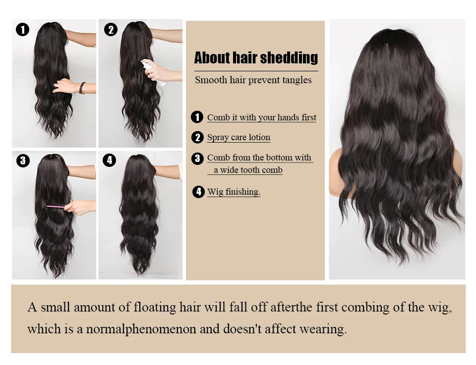 Long Curly Headband Synthetic Wigs Natural Ash Blonde Long Women's Headband Wig Body Wave Bohemian Hair Wig For Women Daily Use