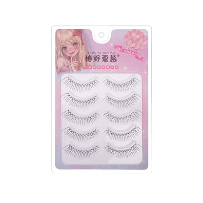 14mm Dream Deer False Eyelashes Lash V-shaped Natural Transparent Makeup Tools Lash Clusters Cosplay Cosmetics Fake Eyelashes
