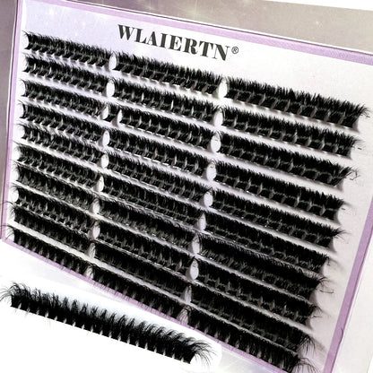 300/120PCS 5D Fluffy Cluster Lashes 30D-100D Natural Thick Eyelash Clusters Individual Lashes DIY Eyelashes Extension Makeup