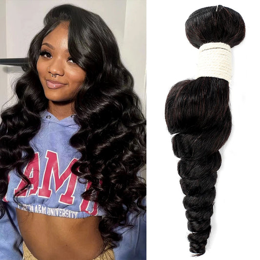 Loose Wave  Human Hair Bundles 100% Human Hair Extensions For Women Brazilian hair Bundles Deals Raw Hair