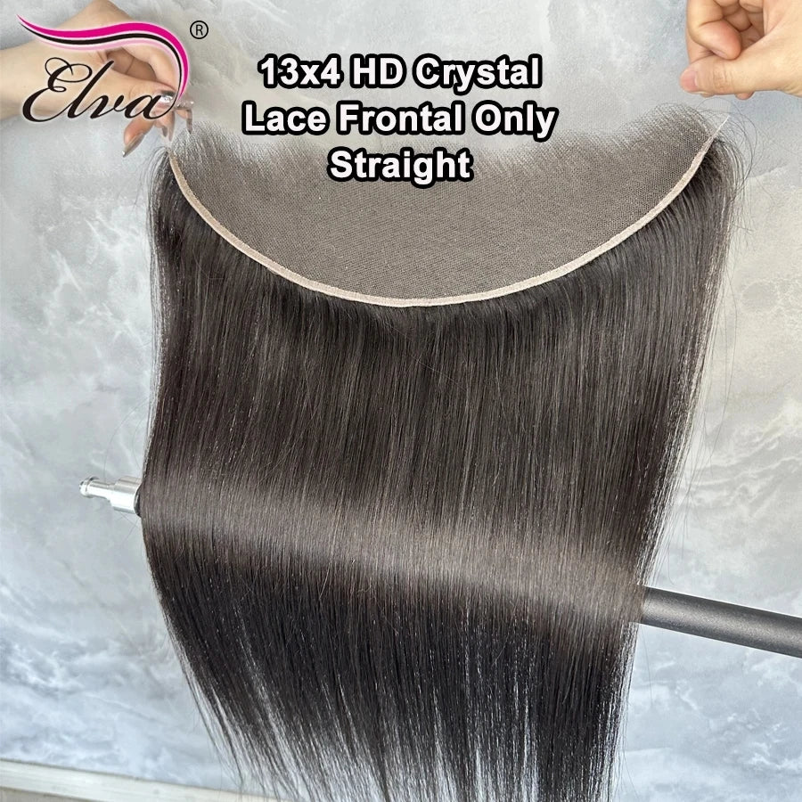 5x5 6x6 7x7 Hd Lace Closure Straight 13x4 13x6 Lace Frontal Closure Hand Tied Human Hair Closures Free Part Hd Lace Closure