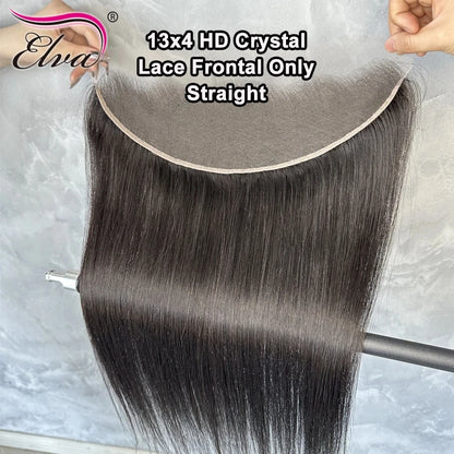 5x5 6x6 7x7 Hd Lace Closure Straight 13x4 13x6 Lace Frontal Closure Hand Tied Human Hair Closures Free Part Hd Lace Closure