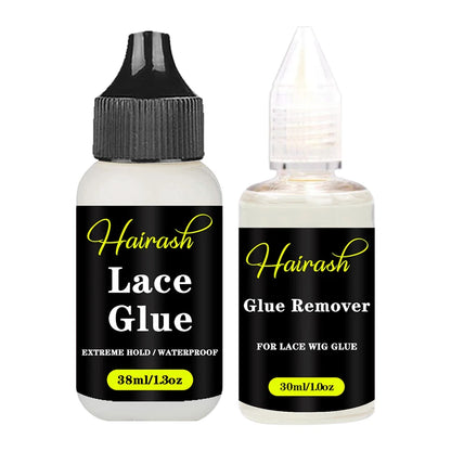 Wig Glue For Lace Front Waterproof Hair Mousse Glue Pen Wax Stick Hair Growth Oil Glue Remover Melt Band With Ear Cover