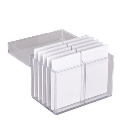 10-Layer Acrylic Eyelash Storage Box Spacious Dust Cover Lashes Display Stand Eyelash Plates Space Saving Makeup Tool