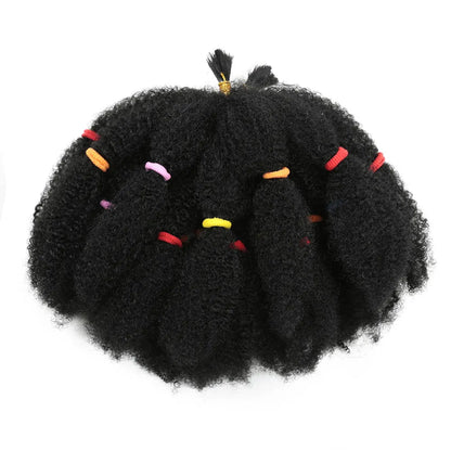 Afro Kinky Hair 12 Inch Synthetic Pre Stretched Afro Kinky Twist Hair Afro Braiding Hair Kinky Twist Crochet Braids