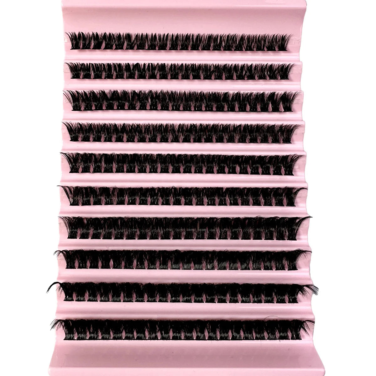 200 Pieces DIY Personal Lashes 40P Eyelash Cluster Natural Look Wispy Lashes 9-16MM D Curly Hair Personal Clusters Lashes Fluffy