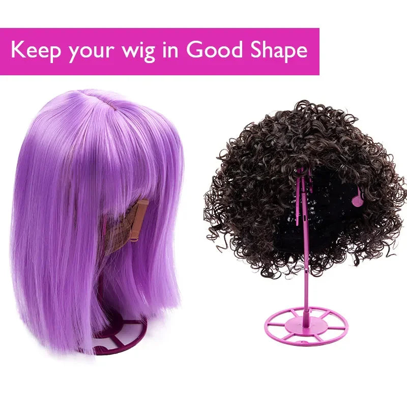 Wig Stands For Multiple Wigs Hanger Display Rack Wig Holder For Styling Plastic Storage Organizer For Wig Rack Stand