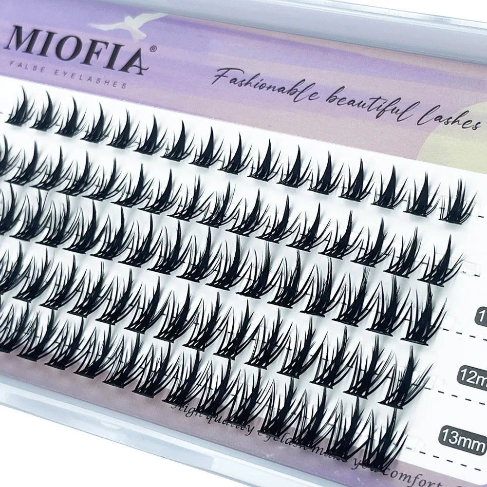 Mink eyelashes 1/box 80 bundle natural Russian 3D individual manga eyelash clusters extended Makeup tools wholesale lashes