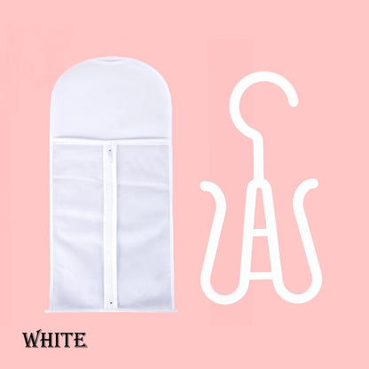 Wig Storage Bag Dust Proof Storage Carrier Case For Wigs Hair Extensions Hairpiece Storage Portable Travel Hair Bag With Hanger