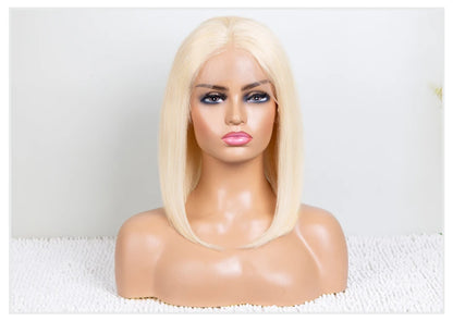 13x4 13x6 Blonde bob Wig Lace Front Human Hair Wigs 613 Straight HD Lace Frontal Wig Bob Glueless Wig Human Hair Ready To Wear