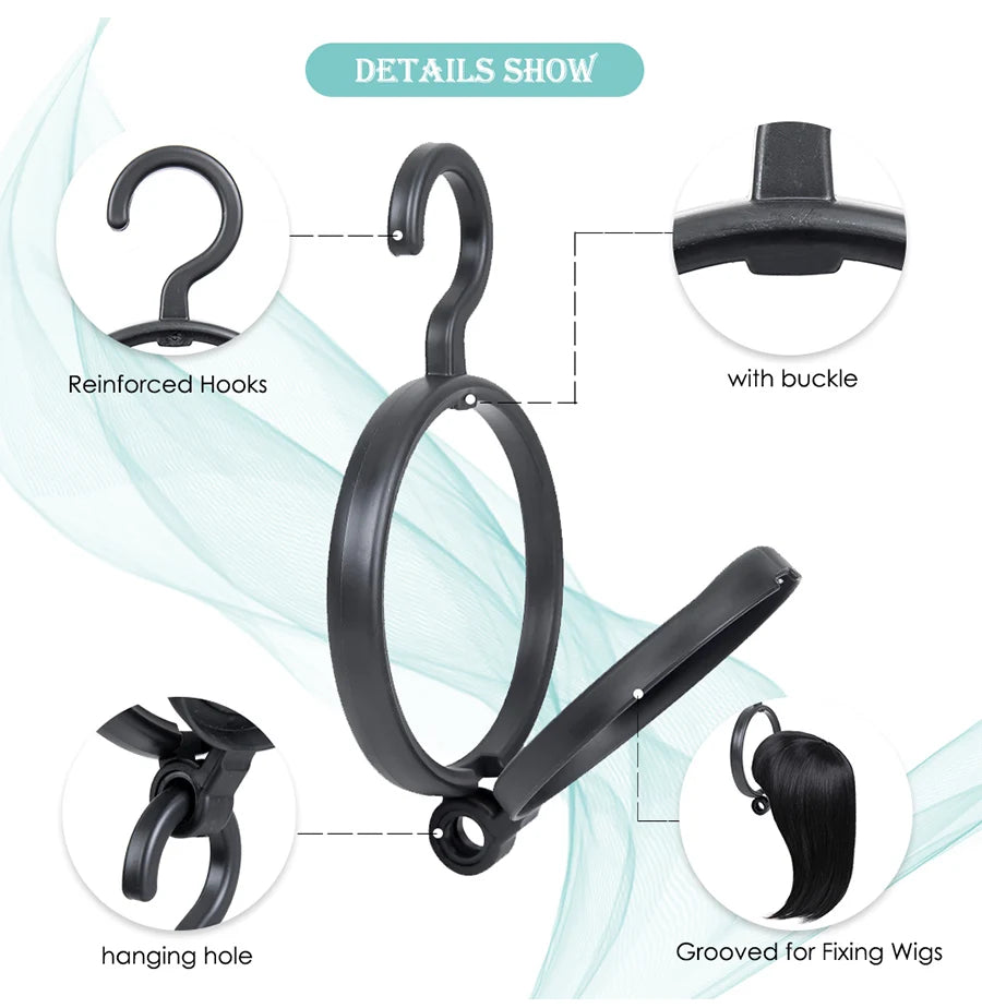 Wig Hanger Stand For Multiple Wigs Drying Stand Hanging Wig Stand Portable Wig Display Stand Plastic Wig Dryer Stand