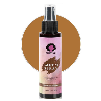 Lace Tint Spray For Wigs,Waterproof Lace Tint Melting Mousse Spray Concealer For Lace Closure Front Wigs Toupees Edge Control