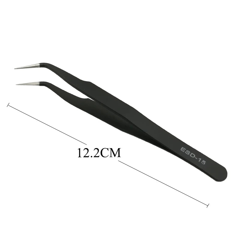 1 Pcs eyelashes tweezers eyelash extension tweezers makeup tools for individual lashes stainless steel tweezers