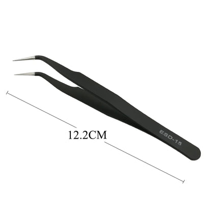 1 Pcs eyelashes tweezers eyelash extension tweezers makeup tools for individual lashes stainless steel tweezers
