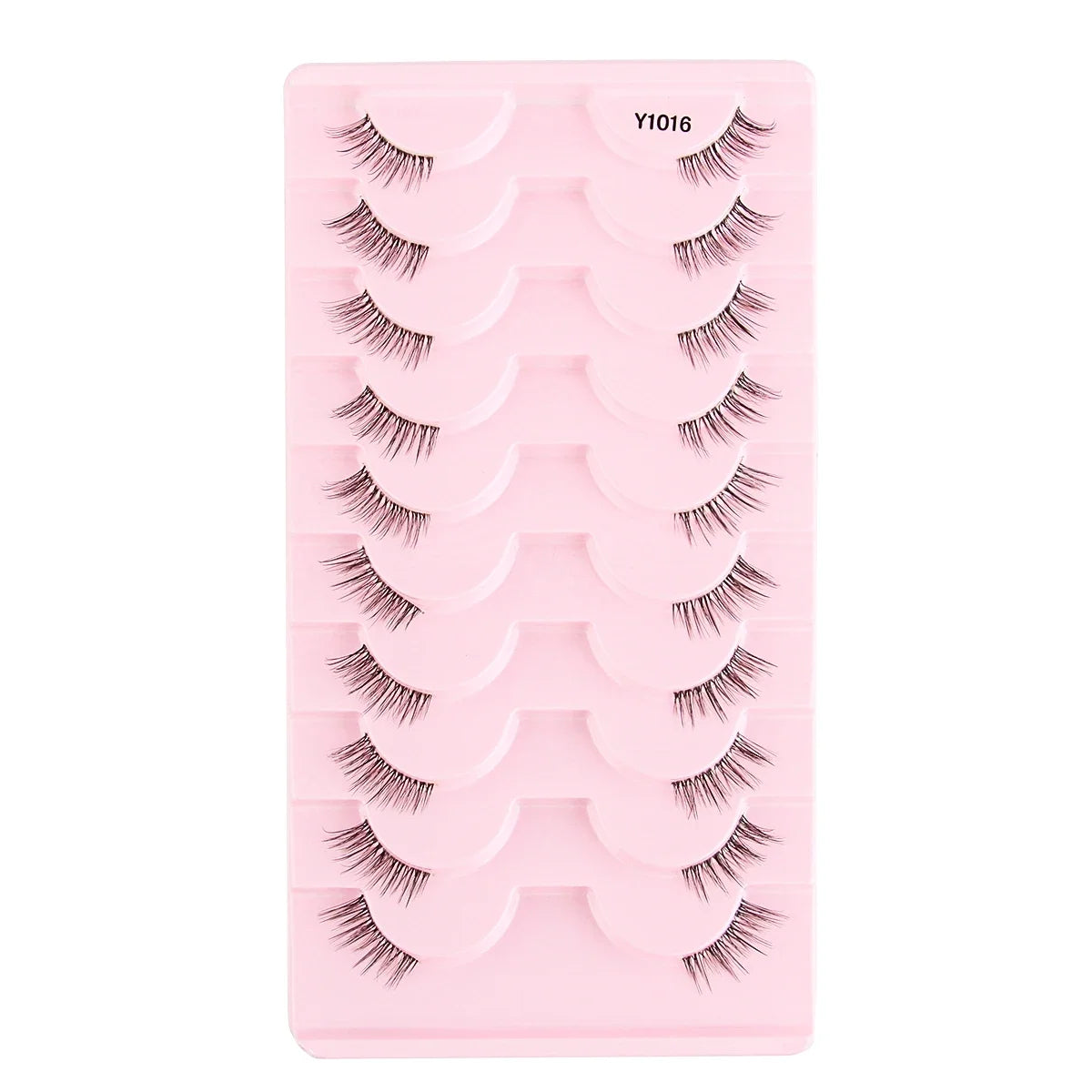 Cat Eye Lash 3/5/10 Pairs Half Lashes Natural Long False Eyelashes Wispy 3D Mink Lashes Volume Faux Cilios Extension Makeup Tool