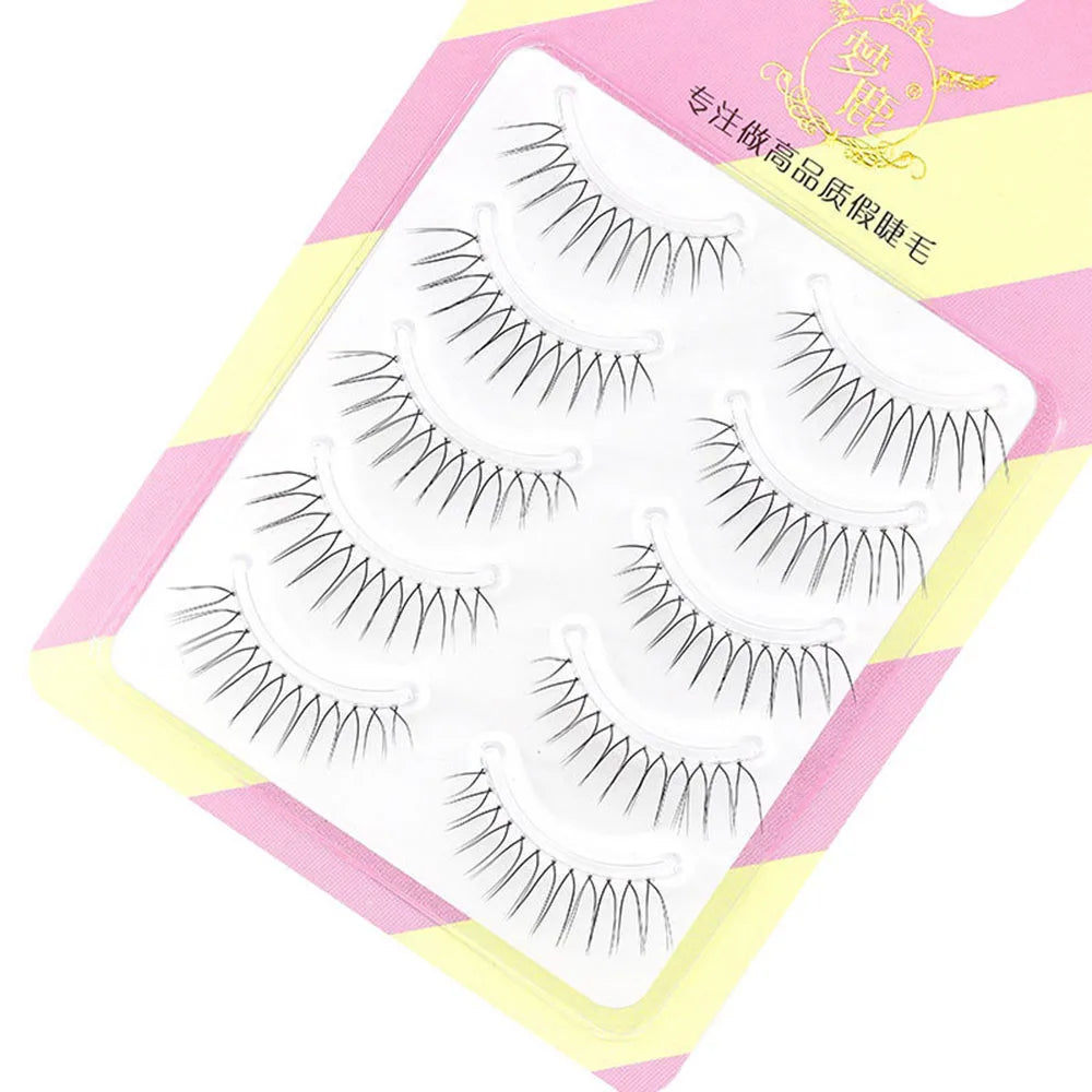 14mm Dream Deer False Eyelashes Lash V-shaped Natural Transparent Makeup Tools Lash Clusters Cosplay Cosmetics Fake Eyelashes