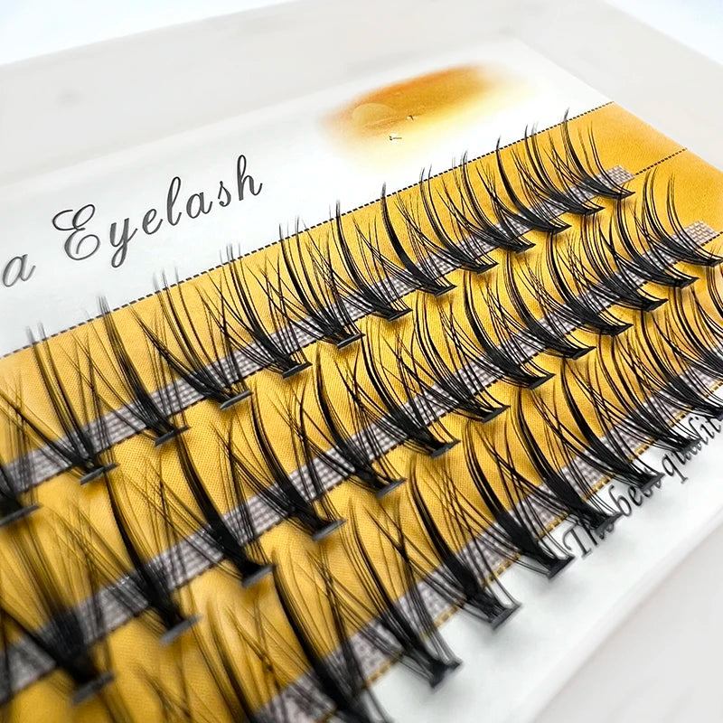 20D/30D Mink Eyelashes 1 Box/60 Bundles Natural Eyelash extension 3D Russia Individual Eyelash Cluster Makeup Tools Lashes Cilia