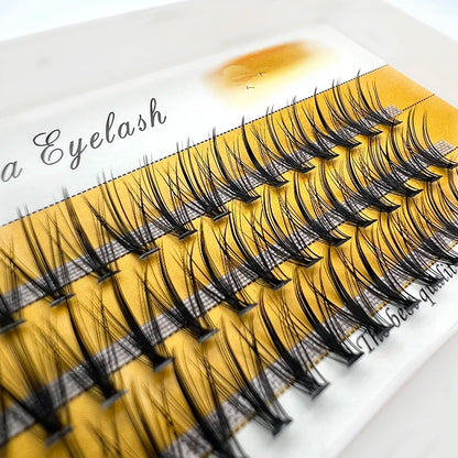 20D/30D Mink Eyelashes 1 Box/60 Bundles Natural Eyelash extension 3D Russia Individual Eyelash Cluster Makeup Tools Lashes Cilia