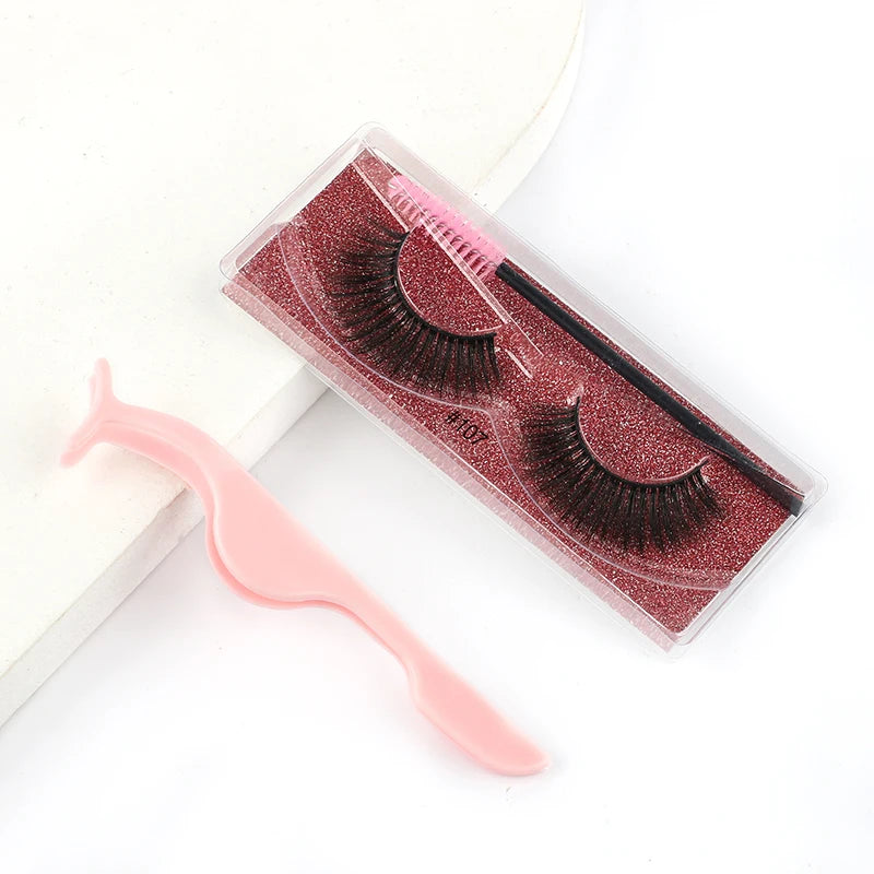 3D Mink Lashes Wholesale Natural Wispy False Eyelashes Makeup Beauty Soft Lashes in Bulk Long Lasting Volume Cilia Mink Eyelash