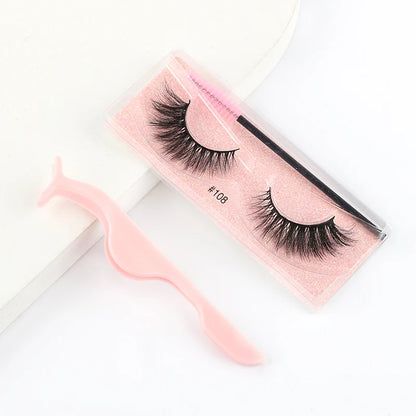 3D Mink Lashes Wholesale Natural Wispy False Eyelashes Makeup Beauty Soft Lashes in Bulk Long Lasting Volume Cilia Mink Eyelash