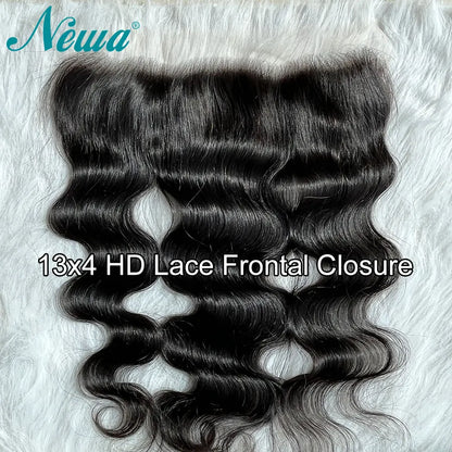 7x7 6x6 5x5 HD Lace Closure Pre Plucked Full 13x4 13x6 HD Lace Frontal Only Small Knots HD Lace Melt Skins Human Hair For Women