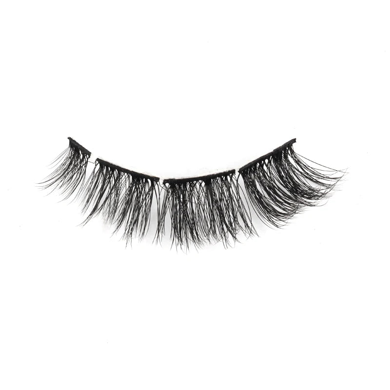 Natural Short False Mink Lashes 3/5/10 Pairs Extensions Eye Hair False Eyelashes 3D Faux Cils Soft Fluffy Eye Lashes for Beauty