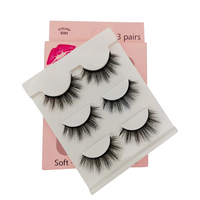 Eyelashes 3d mink lashes natural long make up false eyelashes eyelash brushes makeup eye lashes tweezers 3d lashes maquiagem