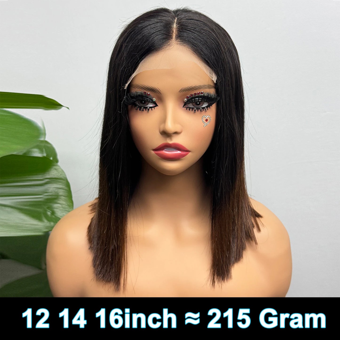 Vietnamese Human Hair 300% Density Double Drawn Bone Straight Bob Human Hair Wigs 5x5 Transparent Lace Closure Wig for Women