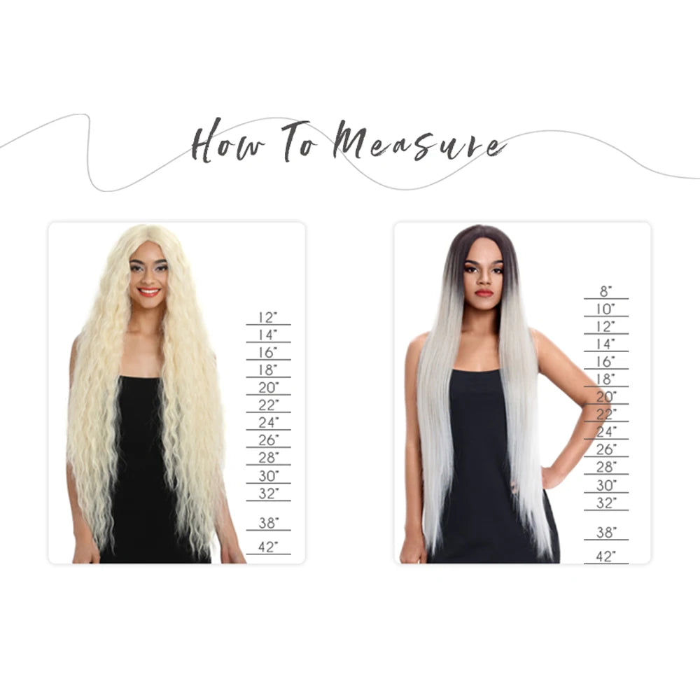 Synthetic Lace Front Wigs Highlight Brwon Blonde Black Wig For Women Long Straight  Lace WIg 38Inch Synthetic Heat Resistant Wig