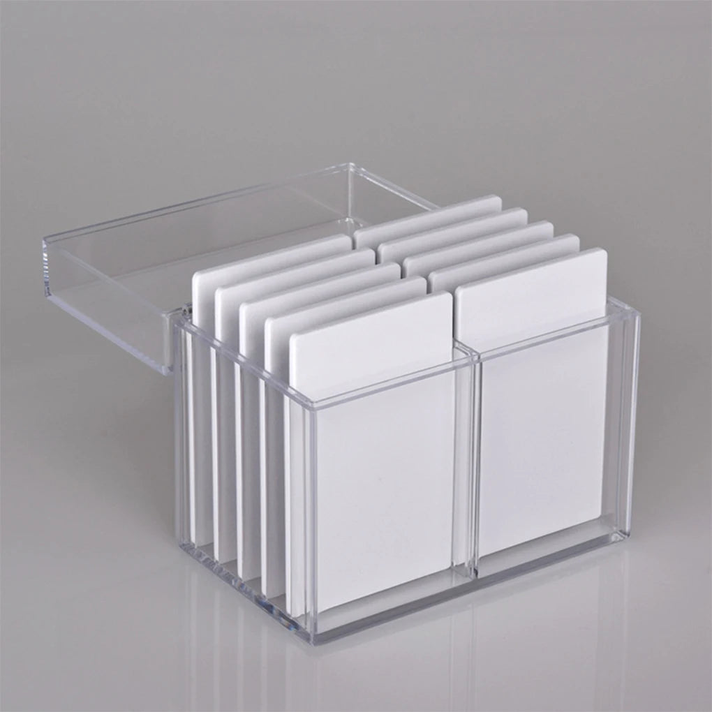 10-Layer Acrylic Eyelash Storage Box Spacious Dust Cover Lashes Display Stand Eyelash Plates Space Saving Makeup Tool