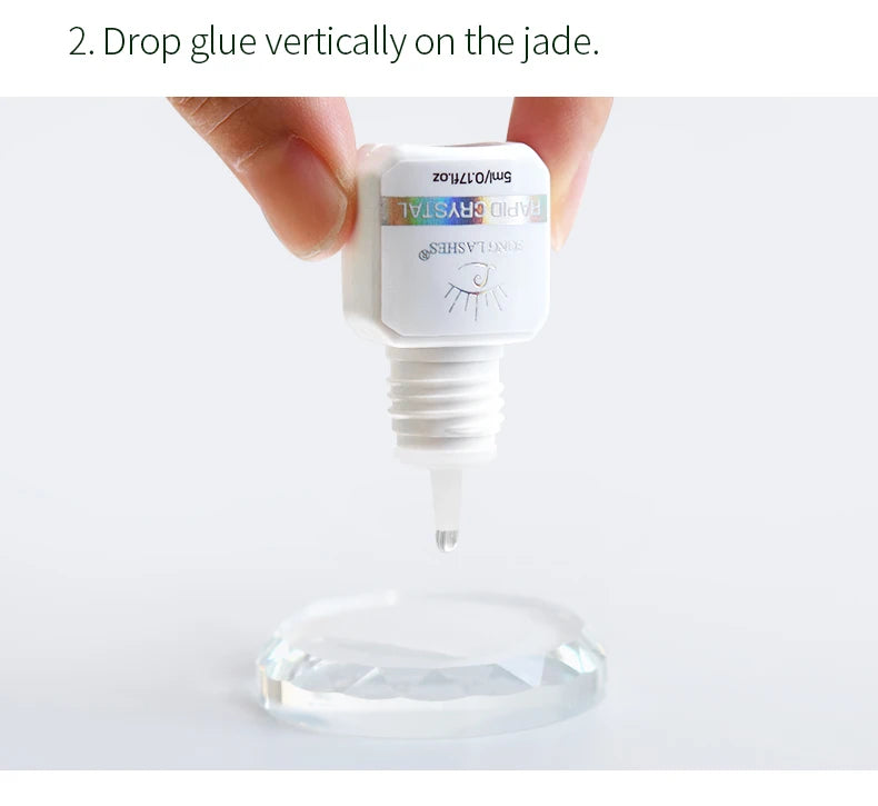 SONG LASHES Euelashes Glue 0.5 -1 Sec Drying For Eyelash Extensions  5ml transparent Clear Glue  False lash glue tools